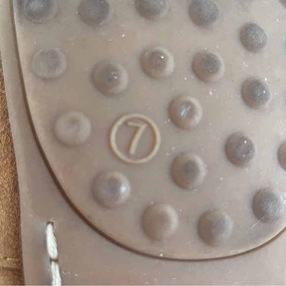 Lucky Brand Tan Suede Moccasin Slippers - Picture 8 of 8